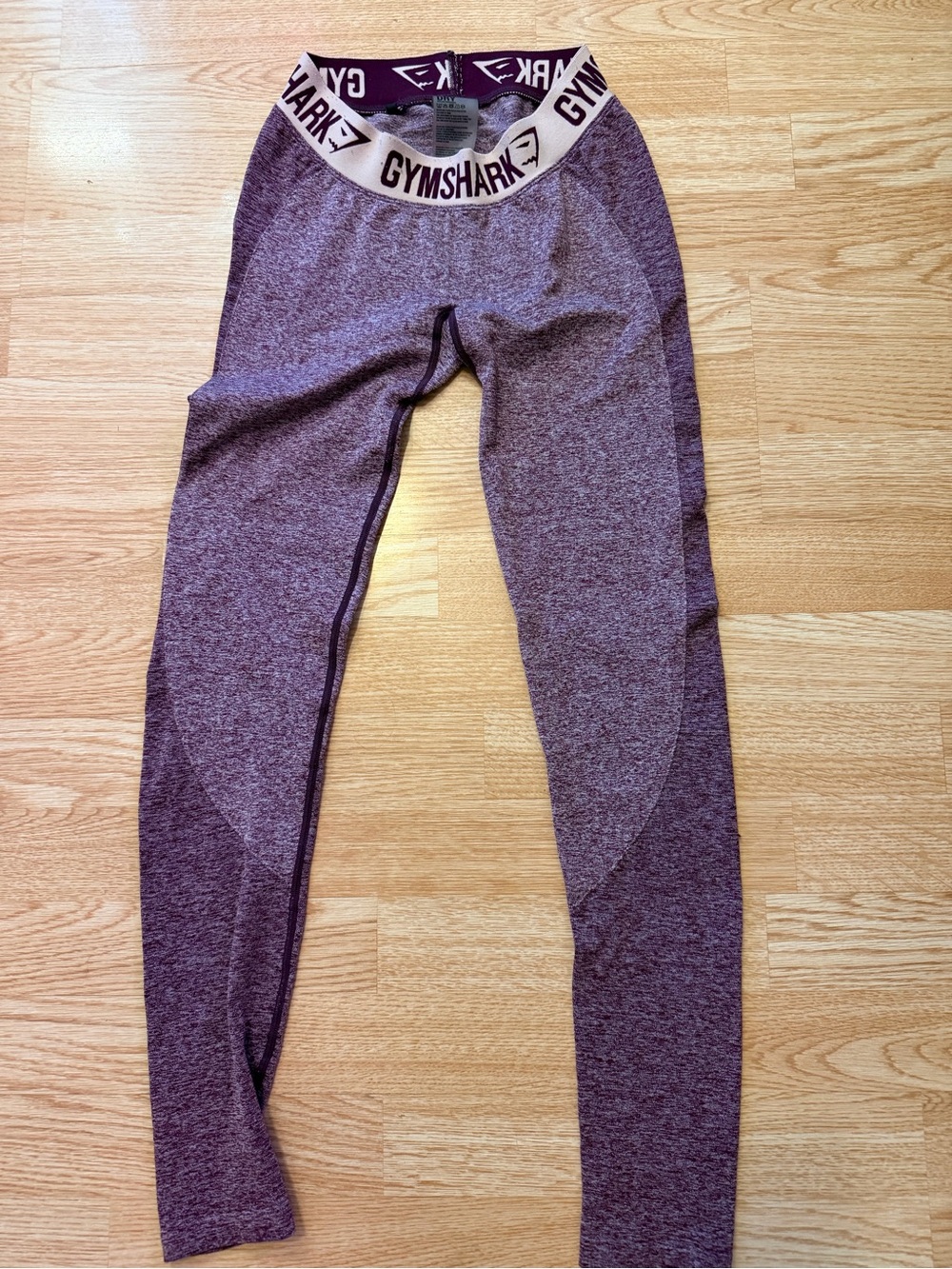 Gymshark Fit Seamless Leggings Heathered Purple Plum Size S